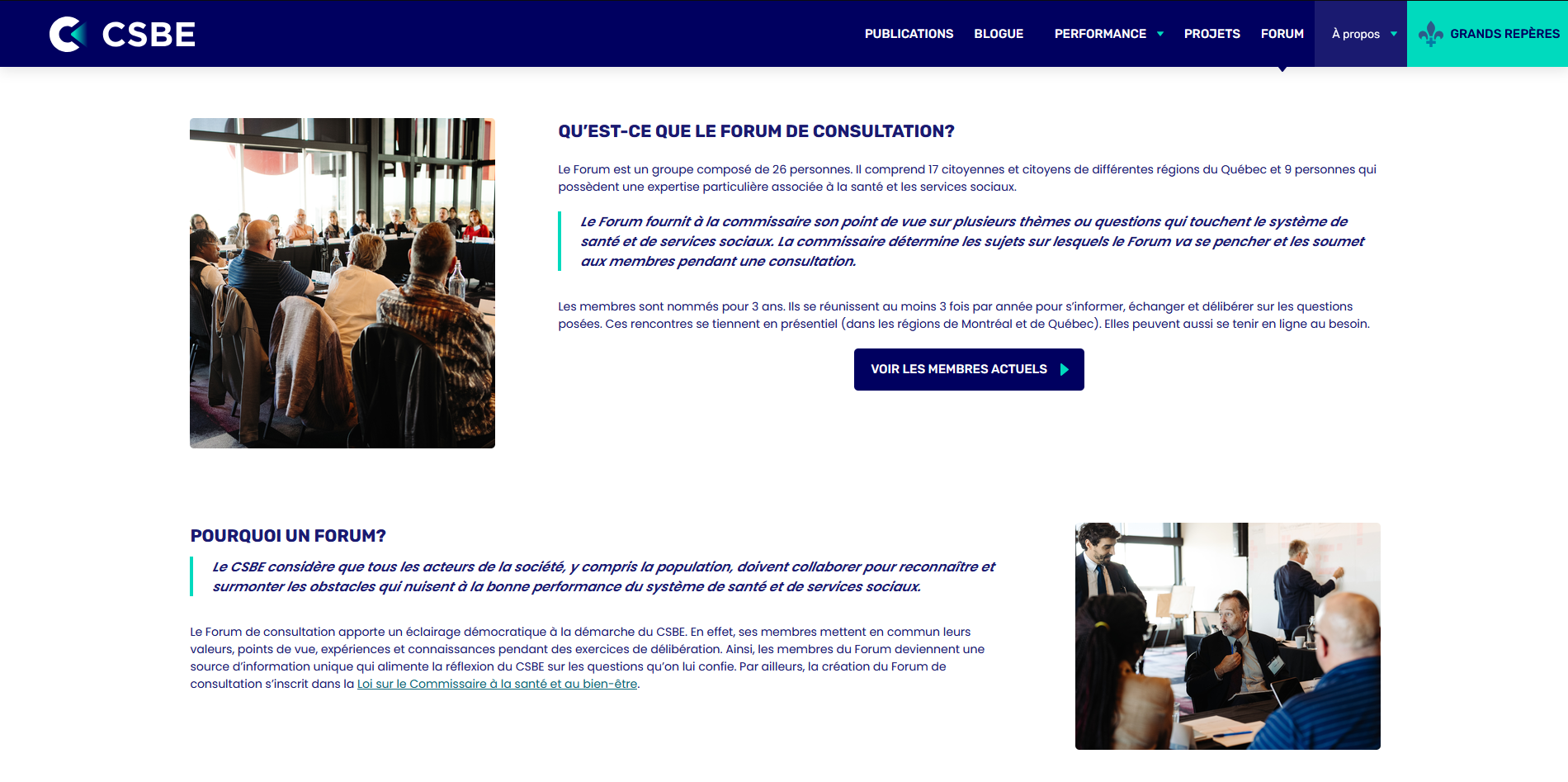 Service-conseil en santé pour le CSBE